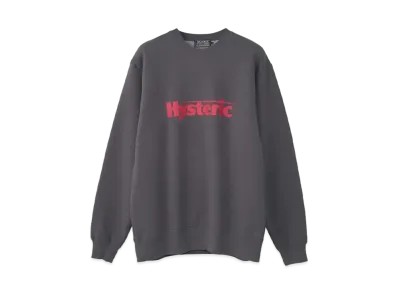 HYSTERIC GLAMOUR Flying V Sweat "Charcoal Gray"