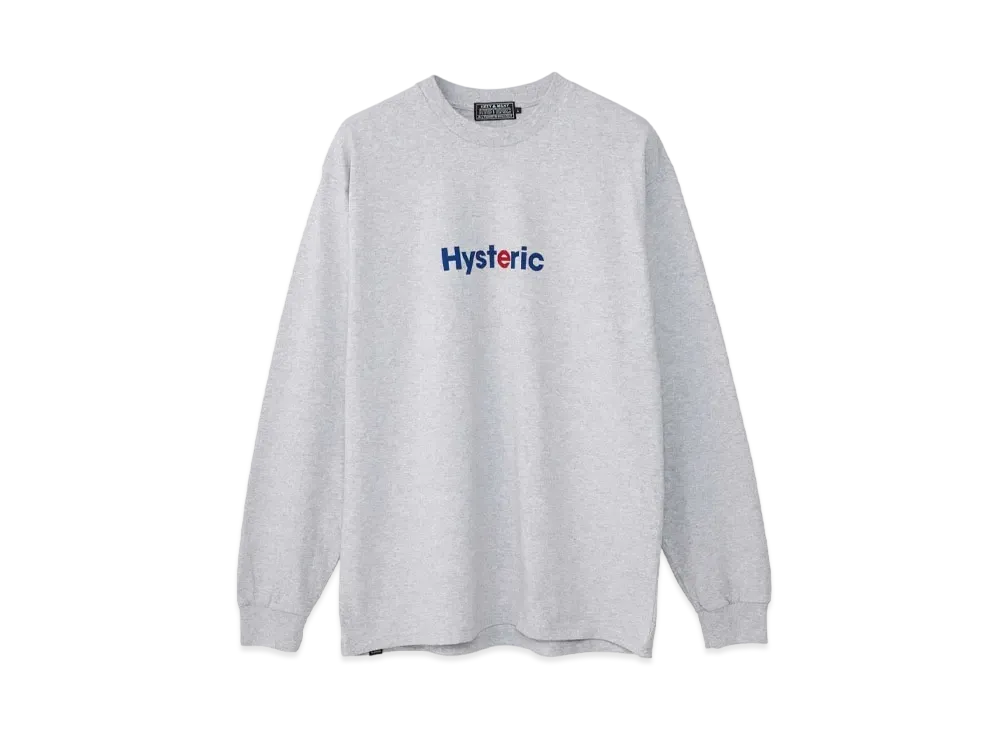 HYSTERIC GLAMOUR Metal Hysteric T-Shirt "Top Gray"