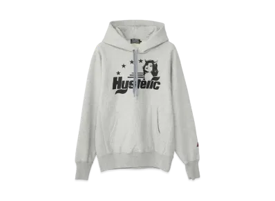 HYSTERIC GLAMOUR Evil's Daydream Parka "Top Gray"