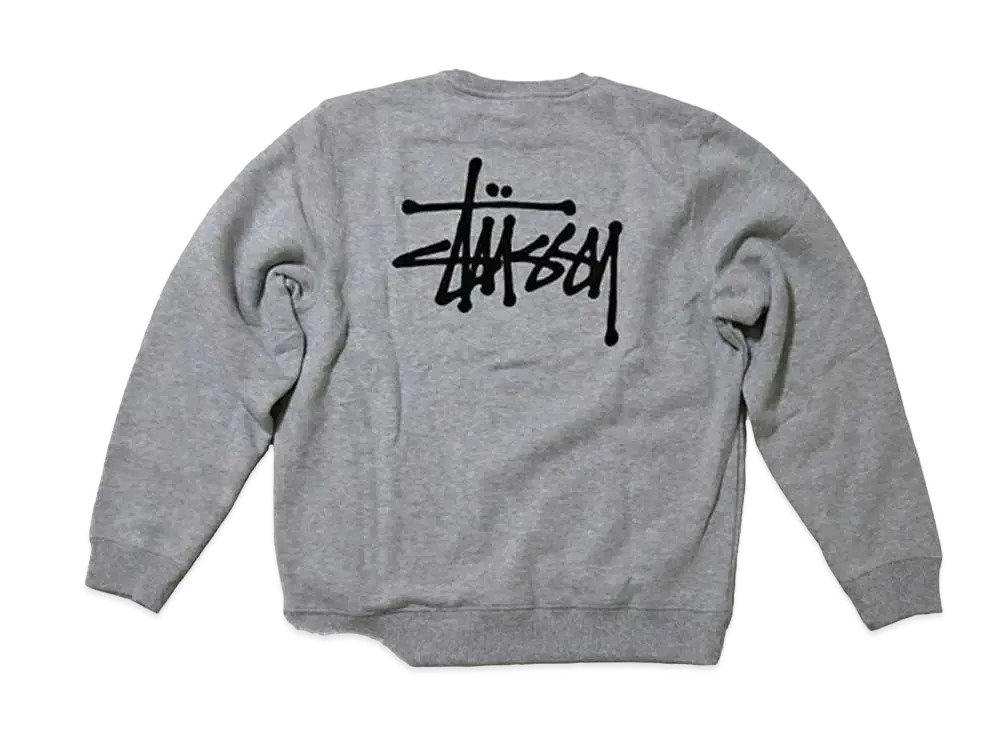 Stussy Basic Stussy Crew "Ash Heather"
