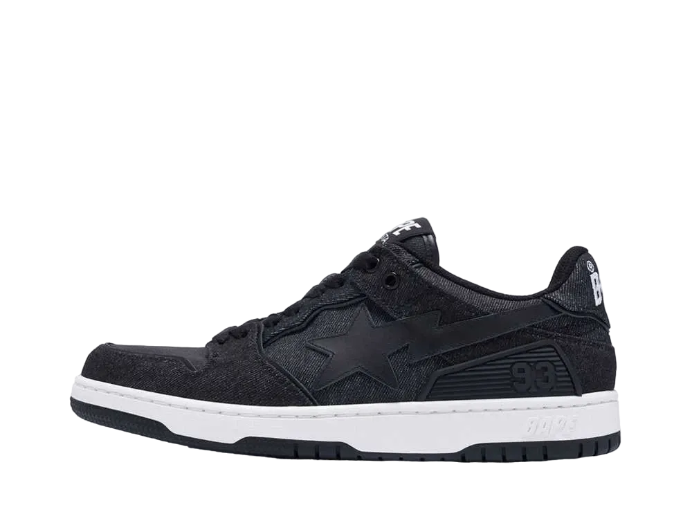 A BATHING APE®︎ Women's BAPE SK8 STA Denim "Black"