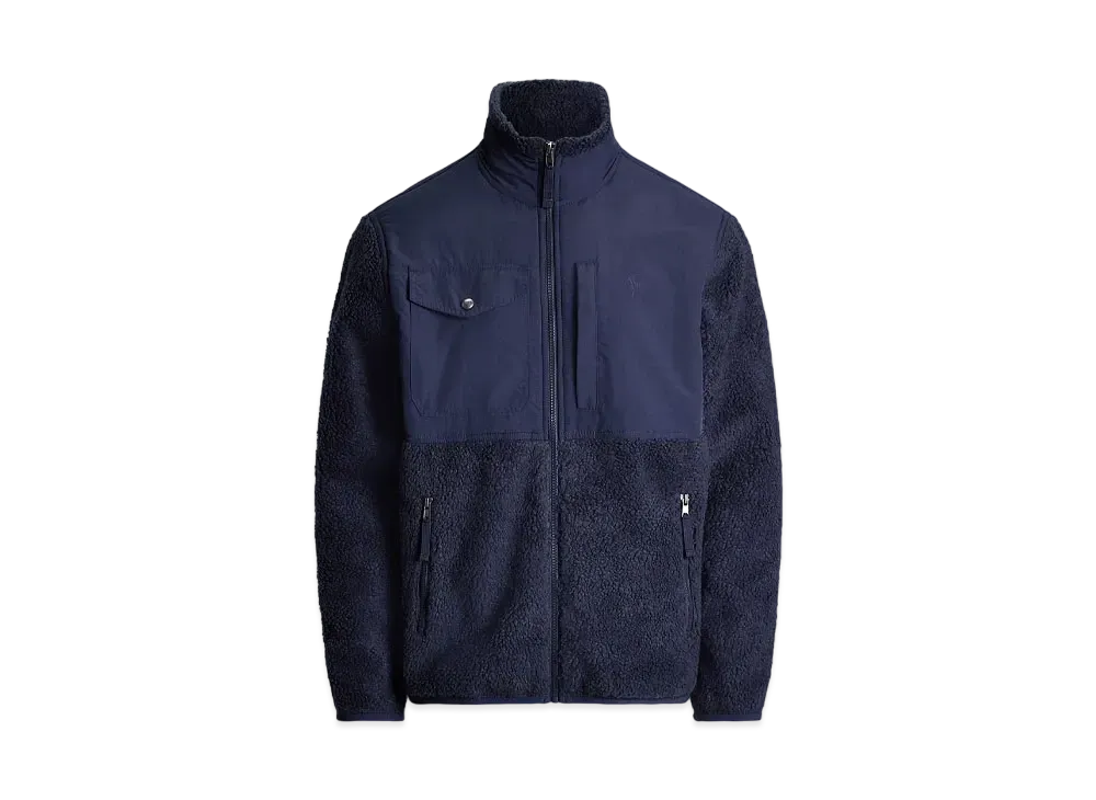 Polo Ralph Lauren Hybrid Fleece Jacket "Navy"