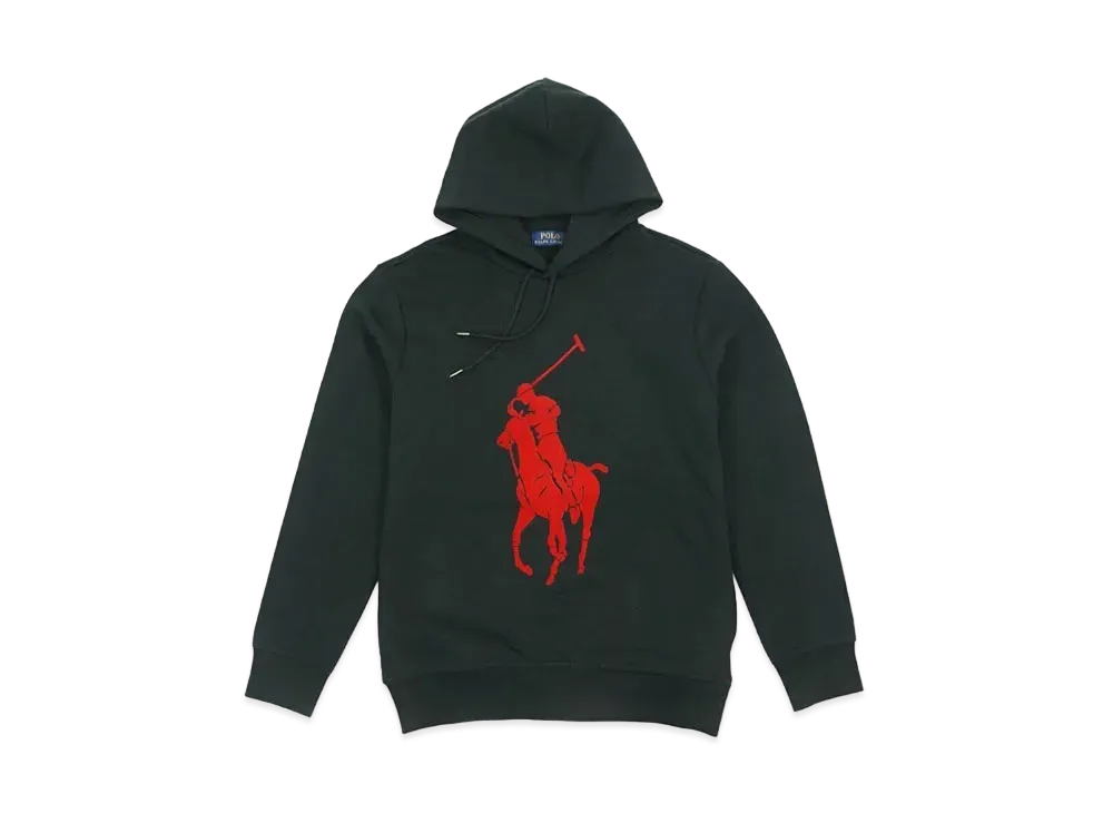 Polo Ralph Lauren ビックポニー Polo Ralph Lauren BIG PONY FLEECE HOODIE UNISEX - Hanorac - black