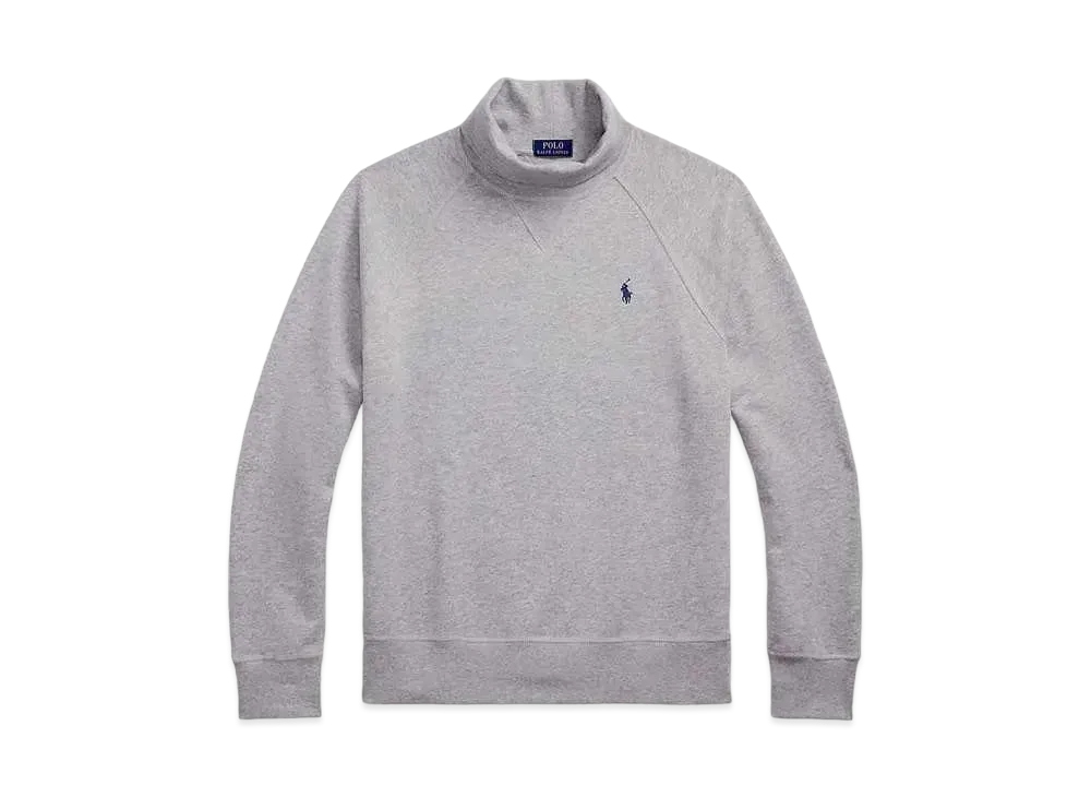 Polo Ralph Lauren Fleece Turtleneck Sweatshirt "Gray"