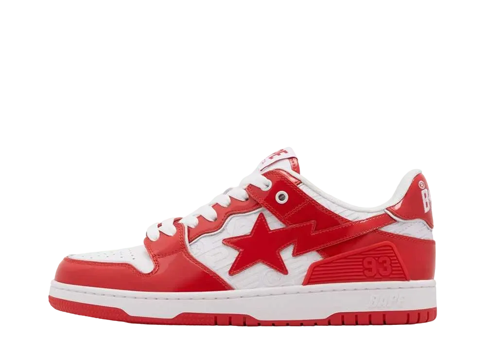 A BATHING APE®︎ Women's BAPE SK8 STA #5 "Red"