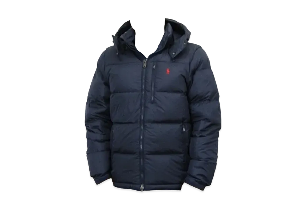 Polo Ralph Lauren Men's Down Hooded Jacket "Dark Navy"