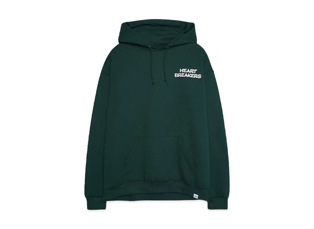 Bedwin & the heartbreakers L/S PRINTED HOODIE "JIMMY" "GREEN"