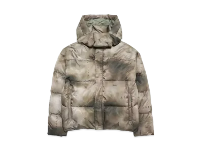 STAMPD Ice Print Cropped Puffer "ICE PRINT"