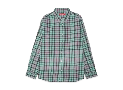 Supreme Plaid Flannel Shirt "Blue" (24FW)