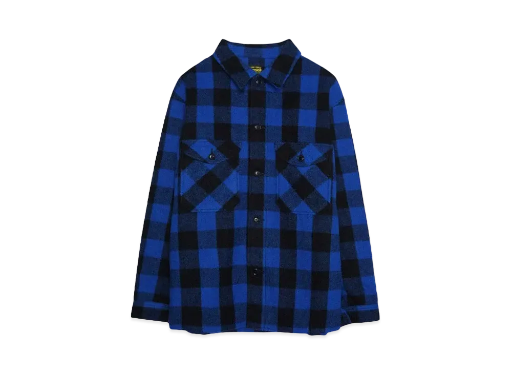 PORKCHOP x MASSES WOOL JACKET P "BLUE"