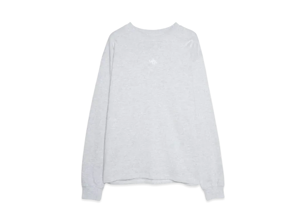 Walk In Paris Signature long sleeves grey tee "GREY"