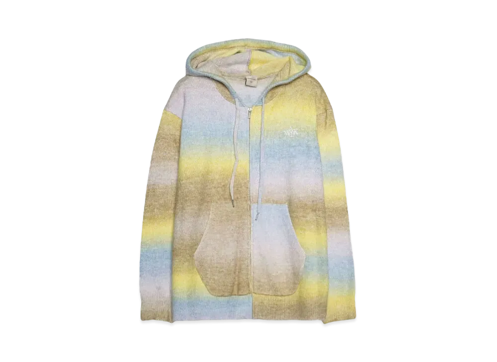 Walk In Paris Eldorado knit zipped hoodie "LILA"