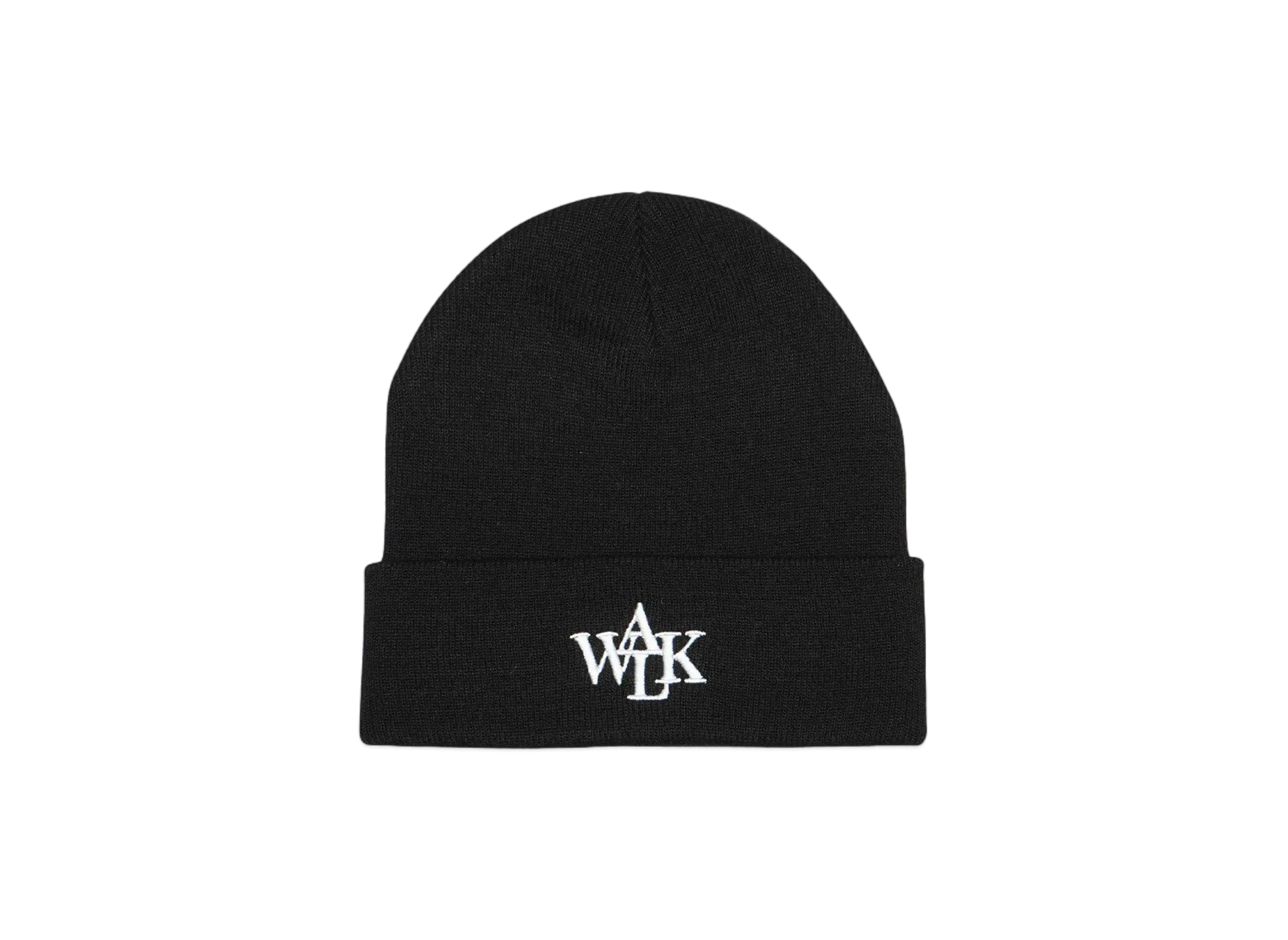 Walk In Paris Black signature beanie "NOIR"