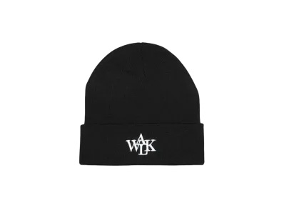 Walk In Paris Black signature beanie "NOIR"