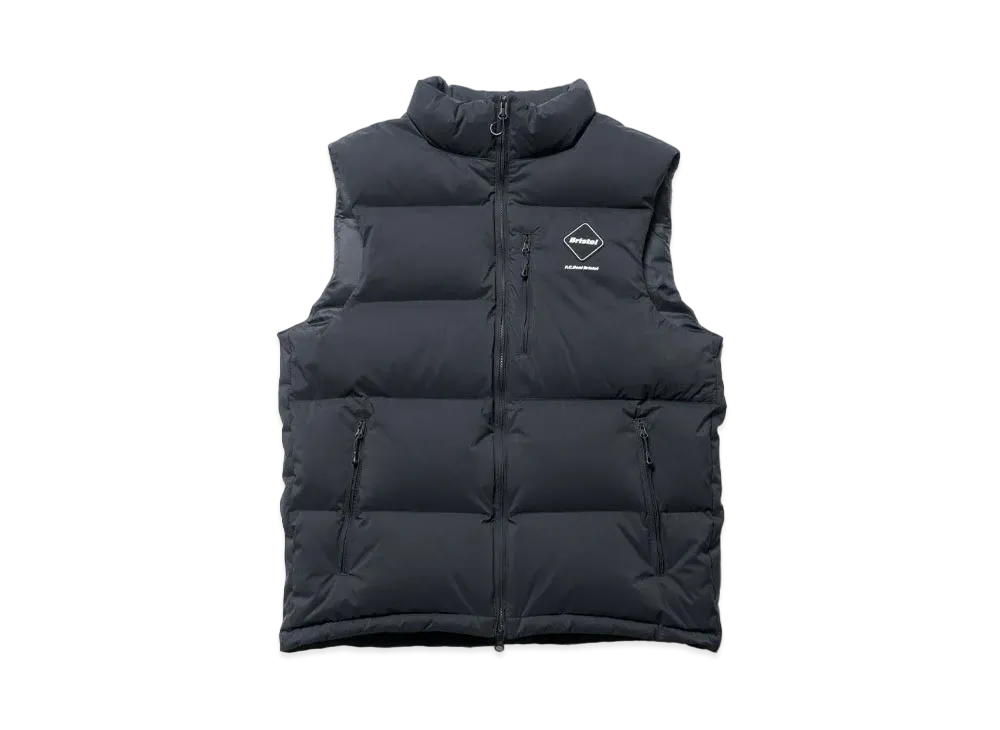 F.C.Real Bristol SILVER JUBILEE Down Vest "Black"