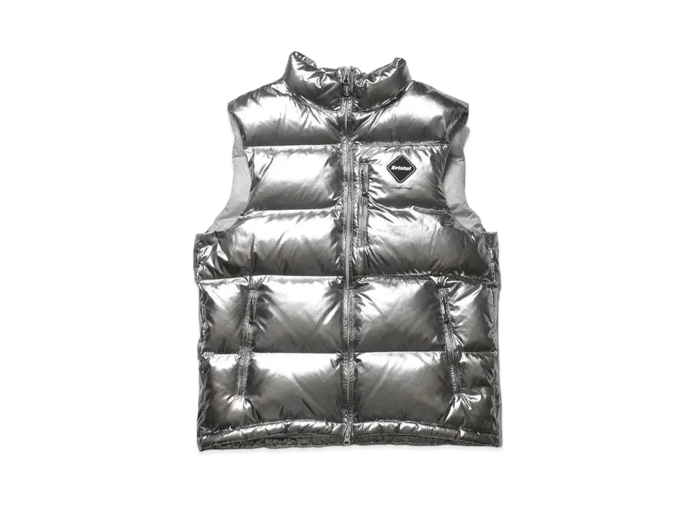 F.C.Real Bristol SILVER JUBILEE Down Vest "Silver"