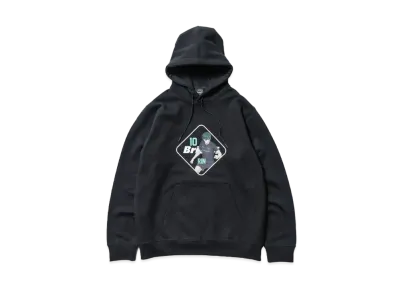 F.C.Real Bristol x BLUE LOCK Sweat Hoodie RIN "Black"