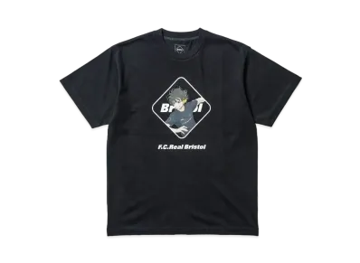 F.C.Real Bristol x BLUE LOCK S/S Tee BACHIRA "Black"