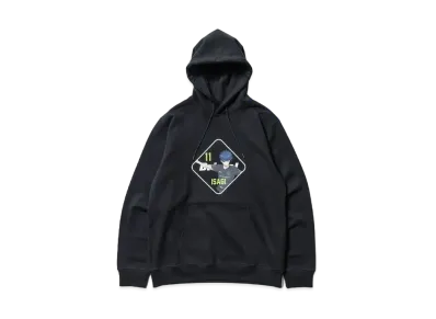 F.C.Real Bristol x BLUE LOCK Sweat Hoodie ISAGI "Black"