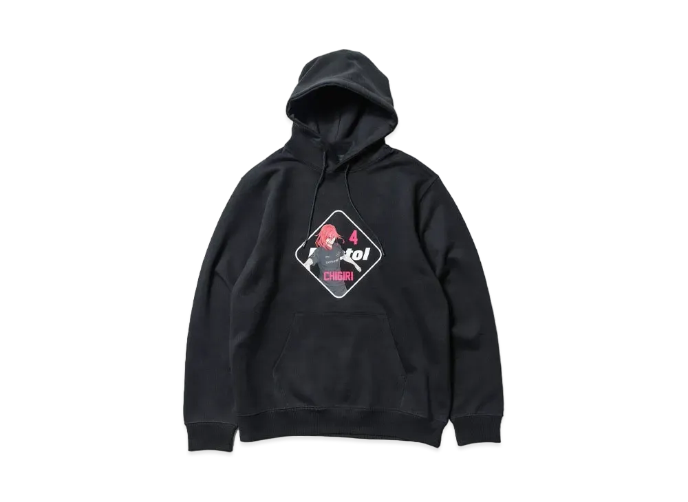 F.C.Real Bristol x BLUE LOCK Sweat Hoodie CHIGIRI "Black"