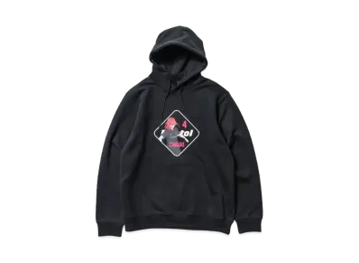 F.C.Real Bristol x BLUE LOCK Sweat Hoodie CHIGIRI "Black"