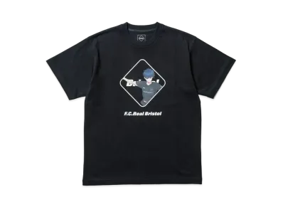 F.C.Real Bristol x BLUE LOCK S/S Tee ISAGI "Black"