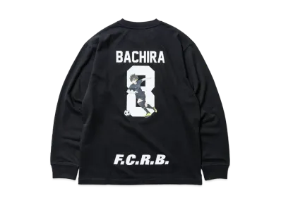 F.C.Real Bristol x BLUE LOCK L/S Tee BACHIRA "Black"