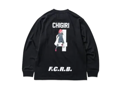 F.C.Real Bristol x BLUE LOCK L/S Tee CHIGIRI "Black"