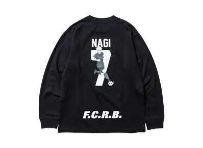 F.C.Real Bristol x BLUE LOCK L/S Tee NAGI "Black"