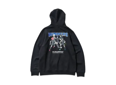 F.C.Real Bristol x BLUE LOCK Winners Sweat Hoodie "Black"