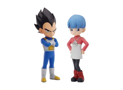 BANDAI "Ichiban Kuji" -Dragon Ball DAIMA- B Prize Vegeta (mini) & Bulma (Mini) MASTERLISE PLUS