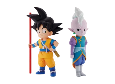 BANDAI "Ichiban Kuji" -Dragon Ball DAIMA- A Prize Son Goku (Mini) & Supreme Kai (Mini) MASTERLISE PLUS