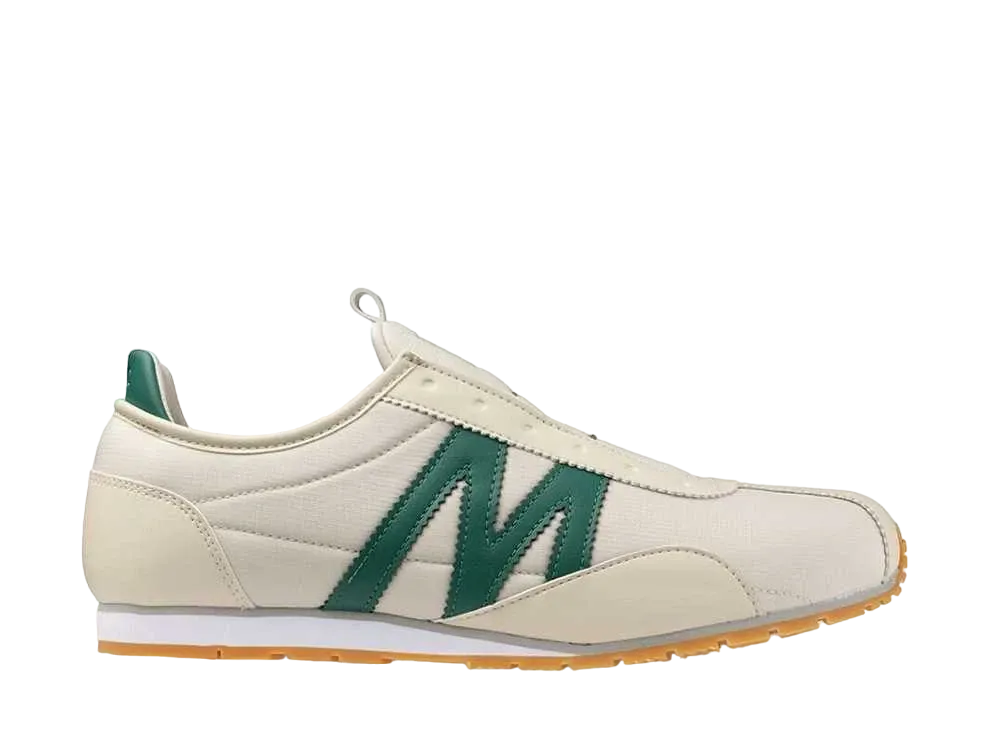 ミズノ MLC-00 スリッポン ウォータープルーフ "ベージュ/グリーン"