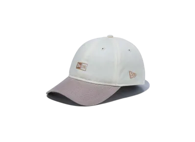 NEW ERA 9Twenty Corduroy Mini Box Logo "Chrome White"