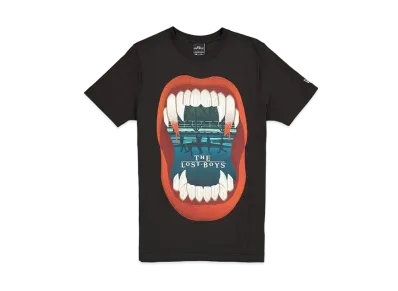 NEW ERA Halloween Collection Short Sleeve Cotton T-shirt Warner Brothers Halloween Horror The Lost Boys "Black"