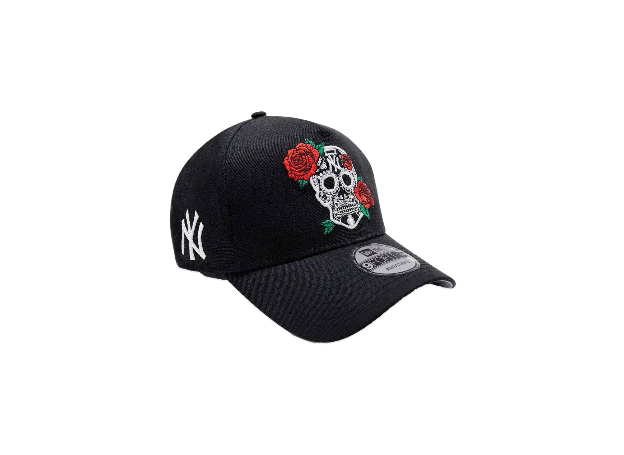 NEW ERA Halloween Collection 9Forty A-Frame New York Yankees Sugar Skull "Black"