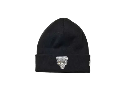 NEW ERA Basic Cuff Knit NBA Metal Logo Chicago Bulls "Black"
