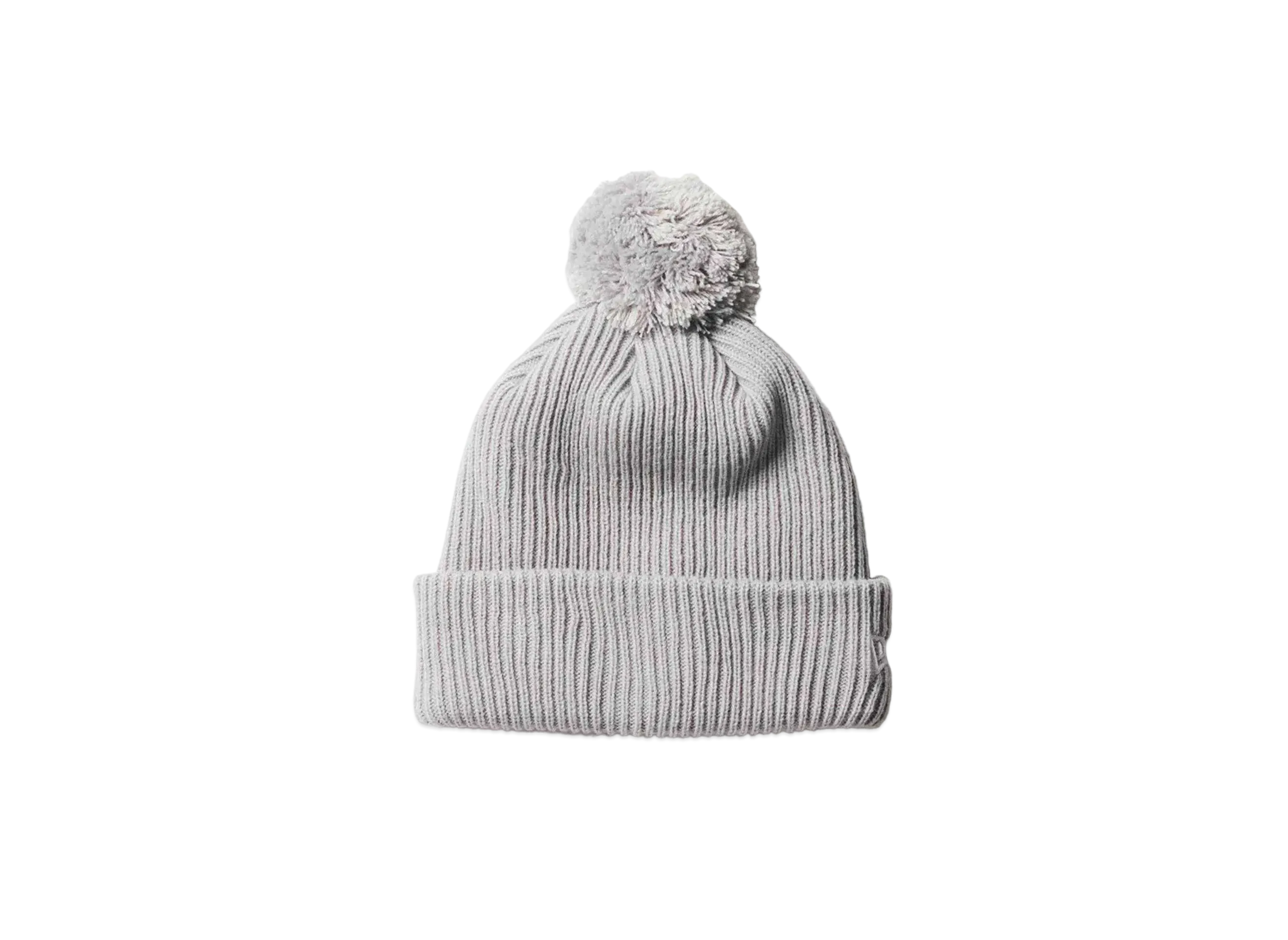 NEW ERA Pom Pom Knit Rib "Light Gray"