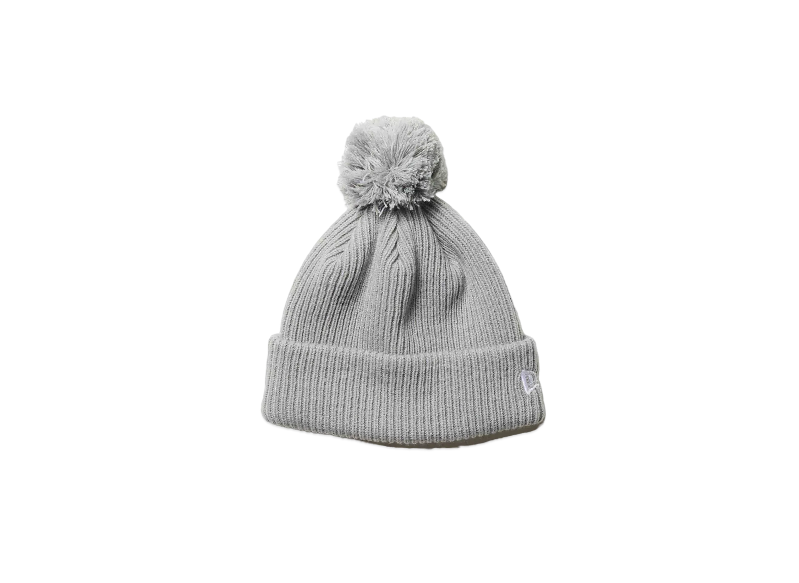 NEW ERA Kid's Pom Pom Knit Rib "Light Gray"