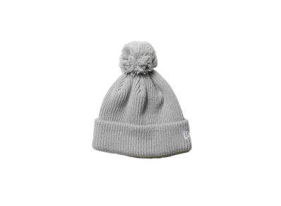 NEW ERA Kid's Pom Pom Knit Rib "Light Gray"