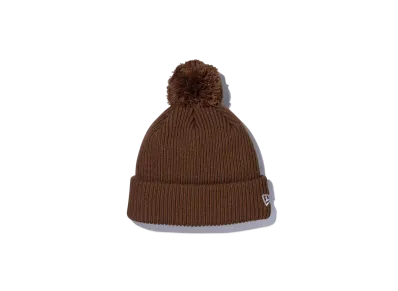 NEW ERA Kid's Pom Pom Knit Rib "Walnut"