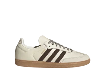 adidas Women's Samba OG "Off White/Dark Brown/Gum"