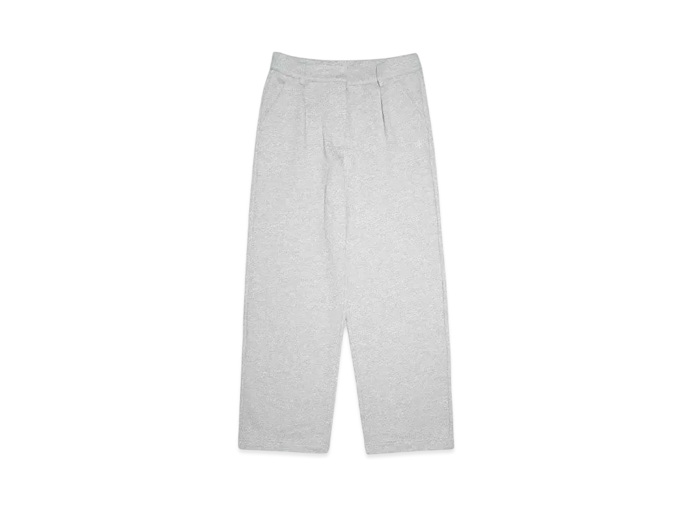 Calvin Klein Jeans A- TERRY WIDE LEG PANT "LIGHT GRAY HEATHER"
