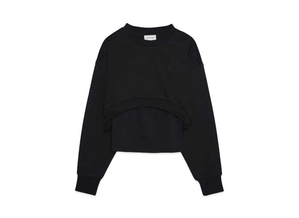 Calvin Klein Jeans A-2-iN-1 CREW PULLOVER "CK BLACK"