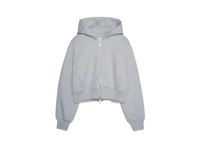 Calvin Klein Jeans A-2 WAY ZIP TERRY HOODIE "LIGHT GRAY HEATHER"