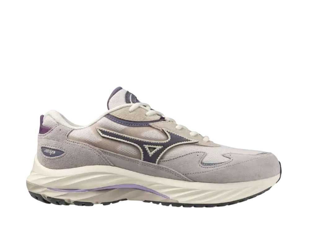 ミズノ ウェーブライダー ベータ "ライトグレー/パープル/グレー"