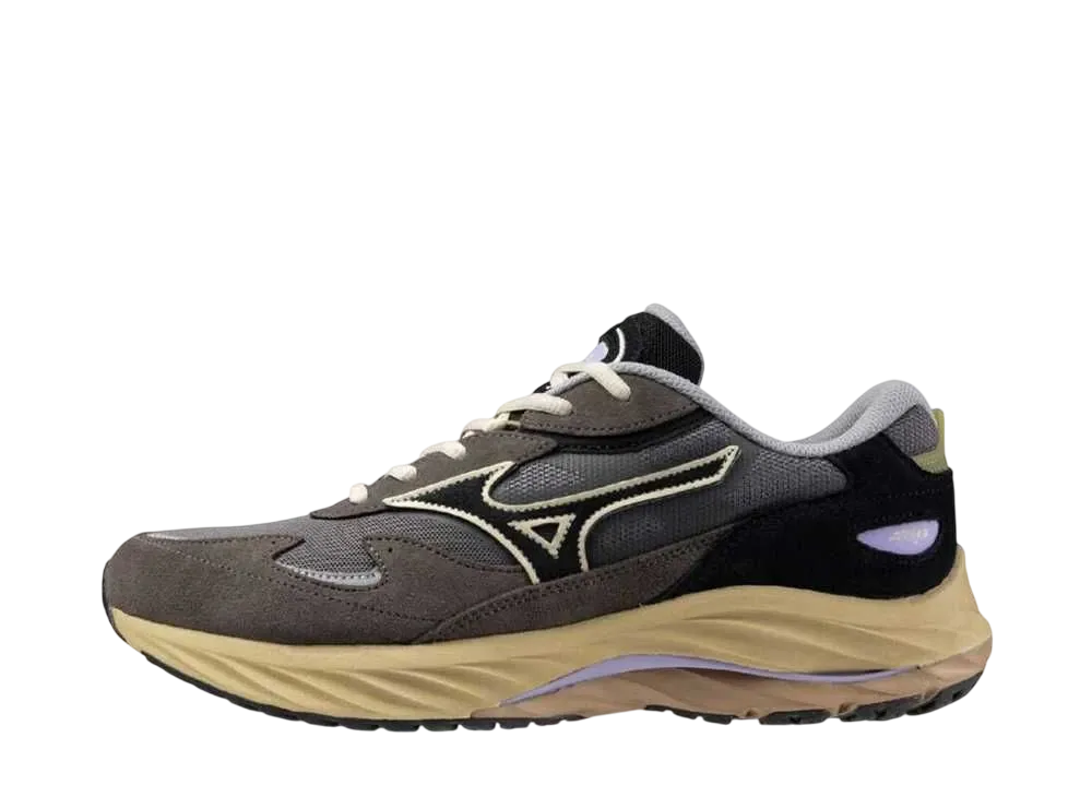 ミズノ ウェーブライダー ベータ "チャコールグレー/ブラック/ライトパープル"