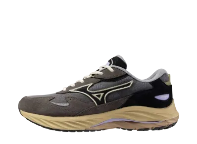 ミズノ ウェーブライダー ベータ "チャコールグレー/ブラック/ライトパープル"