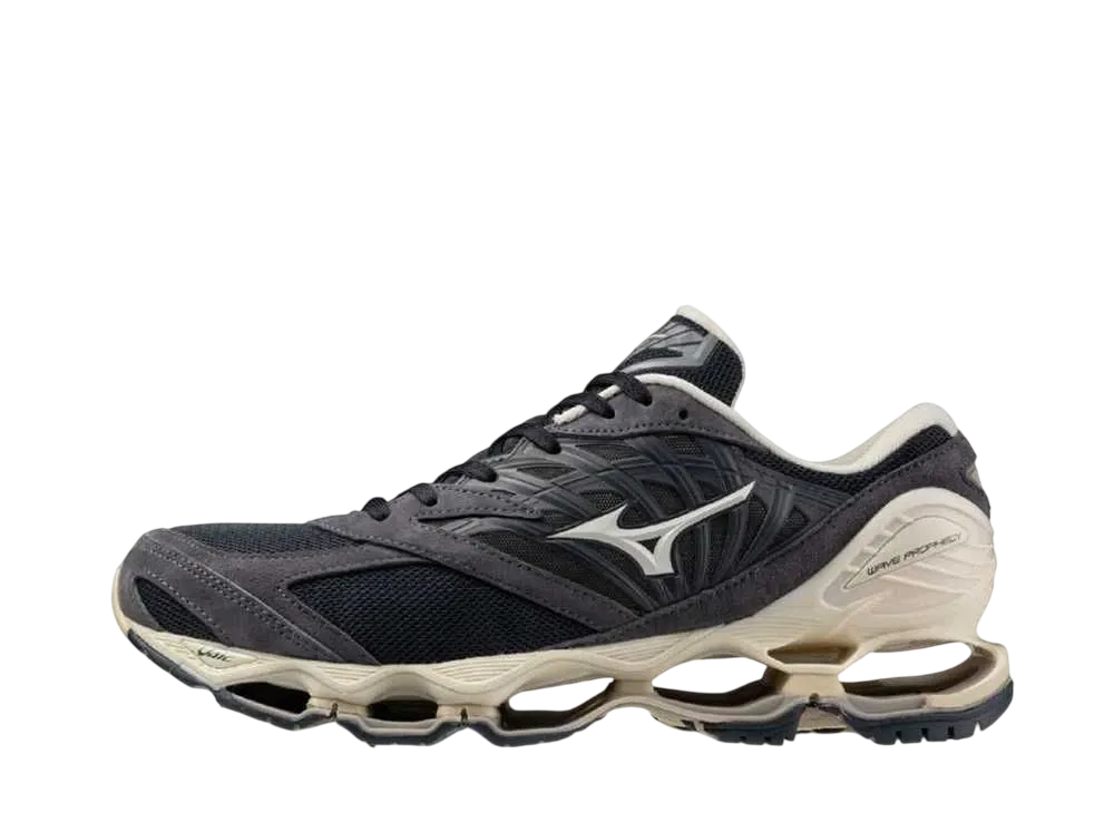 ミズノ ウェーブ プロフェシー LS "ダークネイビー/オフホワイト/グレー"