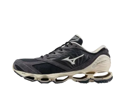 ミズノ ウェーブ プロフェシー LS "ダークネイビー/オフホワイト/グレー"